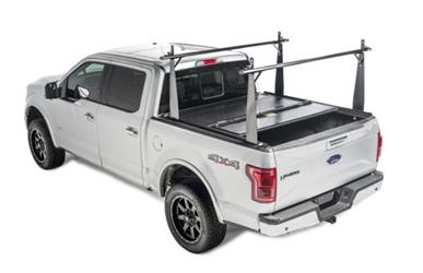 Tonneau Fold-Up Bed Cover 6'6" with Ladder Rack #26327BT
