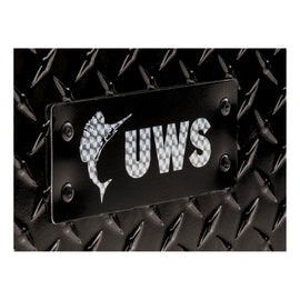 Replacement Rivet-On Black UWS Logo Badge