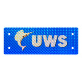 Replacement Rivet-On Blue UWS Logo Badge