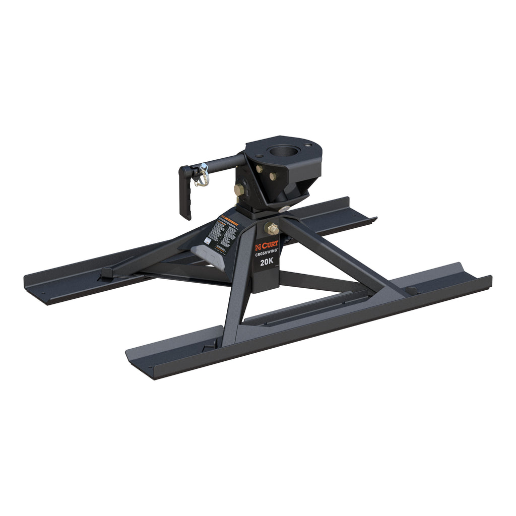 CrossWing 20K 5th Wheel Hitch With Bed Protectors For 2-5/16" Gooseneck