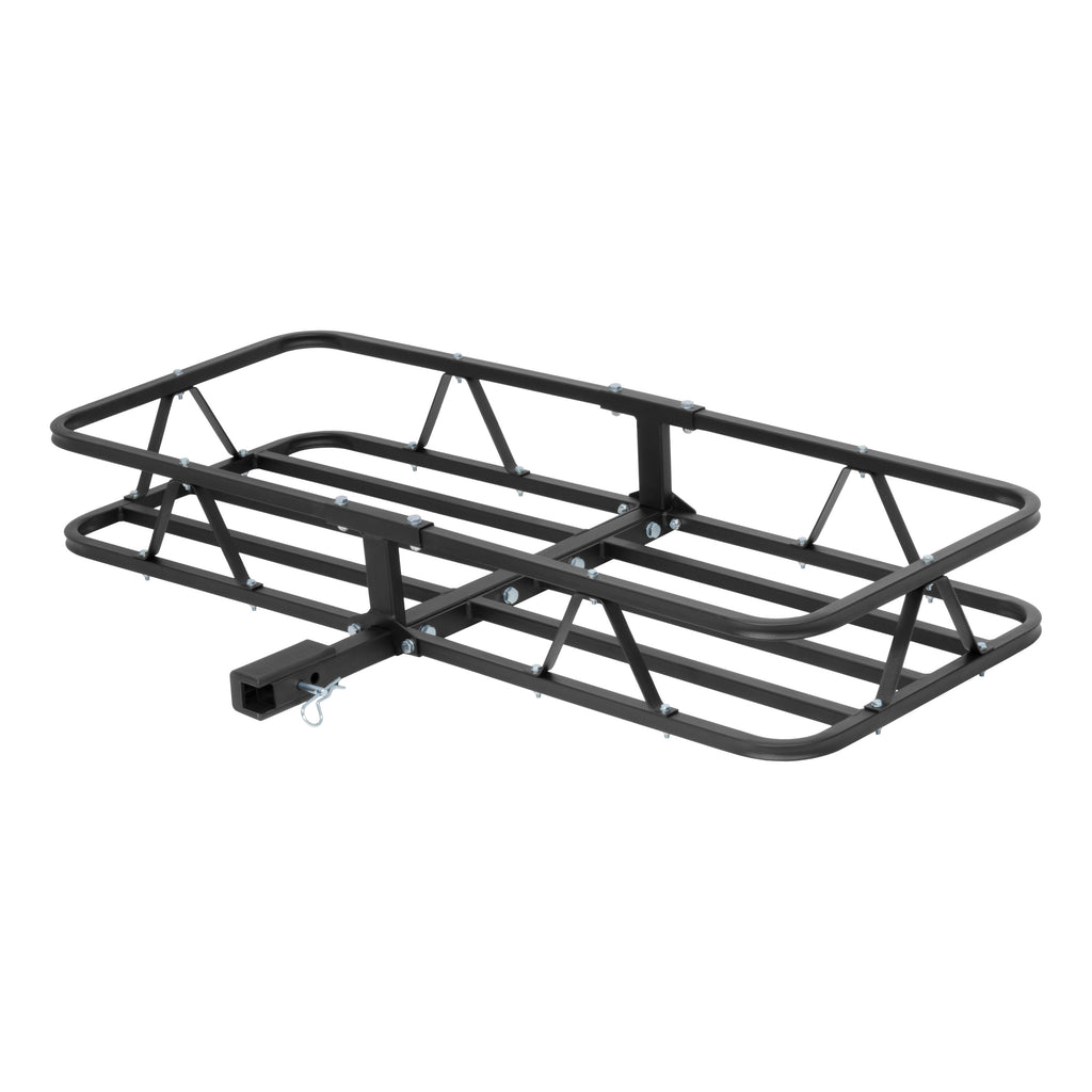 48" X 20" Black Steel Basket Cargo Carrier (1-1/4" 2" Adapter 500 Lbs.)