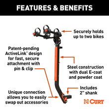 Load image into Gallery viewer, ACTIVELINK SE HITCH-MOUNTED BIKE RACK (2 BIKES, 2&quot; SHANK) #18410