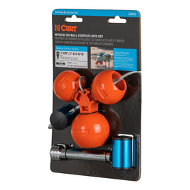 Hitch & Tri-Ball Coupler Lock Set (Up To 2-1/2