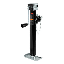 Pipe-Mount Swivel Trailer Jack With Side Handle (5 000 Lbs  15
