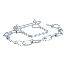Load image into Gallery viewer, 1/4&quot; Safety Pin With 12&quot; Chain (2-3/4&quot; Pin Length Packaged)