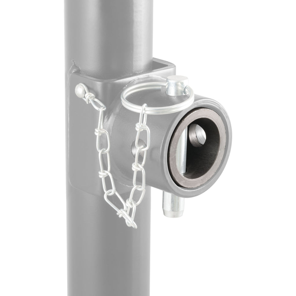 Replacement Swivel Jack Male Pipe Mount (5/8" Pin Hole Packaged)