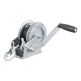 Hand Crank Winch With 20' Strap (1400 Lbs 7-1/2