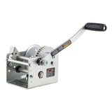 Hand-Crank 2-Speed Winch  2 000 Lbs  10.25:1 Low Gear Ratio  10.6