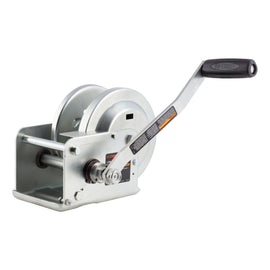 Hand-Crank Brake Winch  1 500 Lbs  5:1 Gear Ratio  10.6