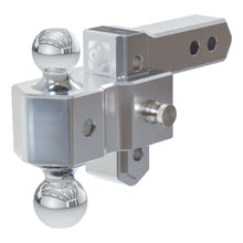Load image into Gallery viewer, AlumaLite Adjustable Aluminum Hitch With Dual Ball  3-1/2" Drop