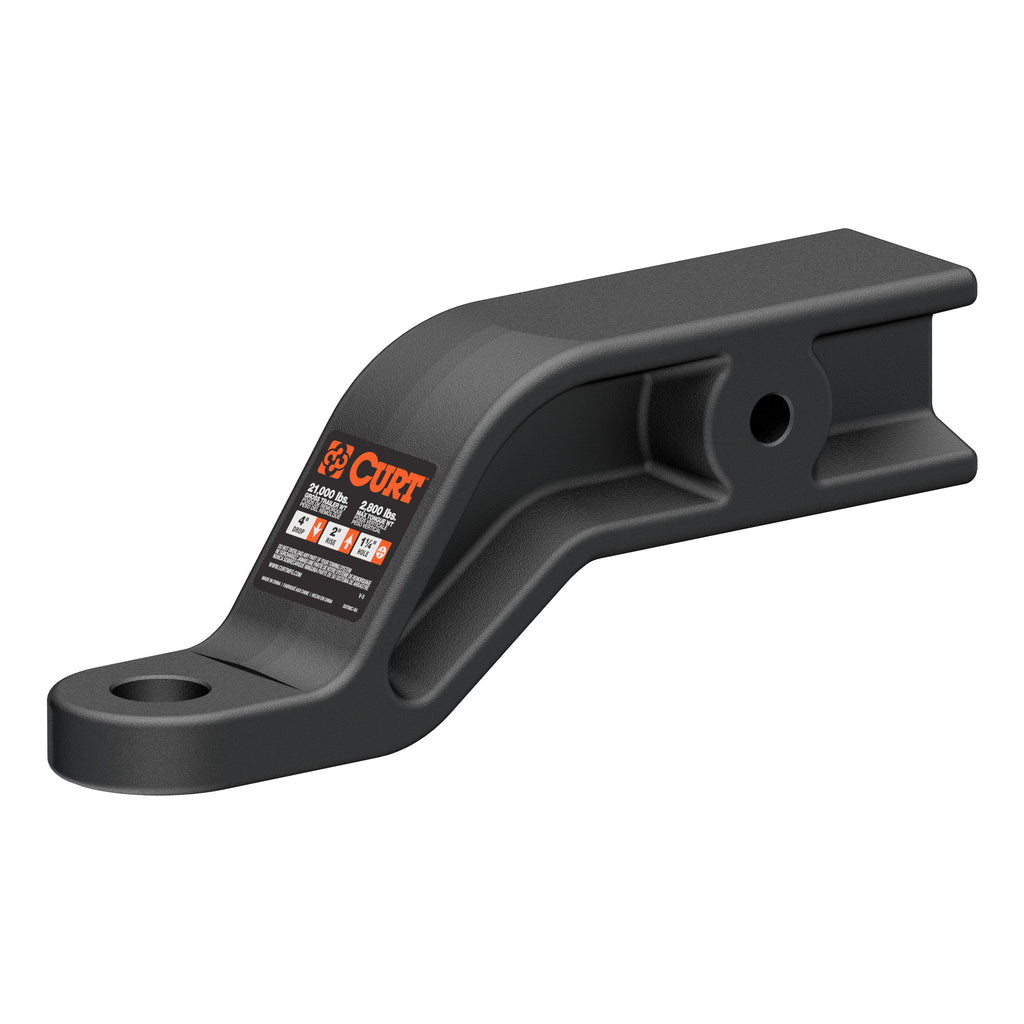Industrial Duty Forged Ball Mount (3" Shank 21000 Lbs. 4" Drop 9" Long)