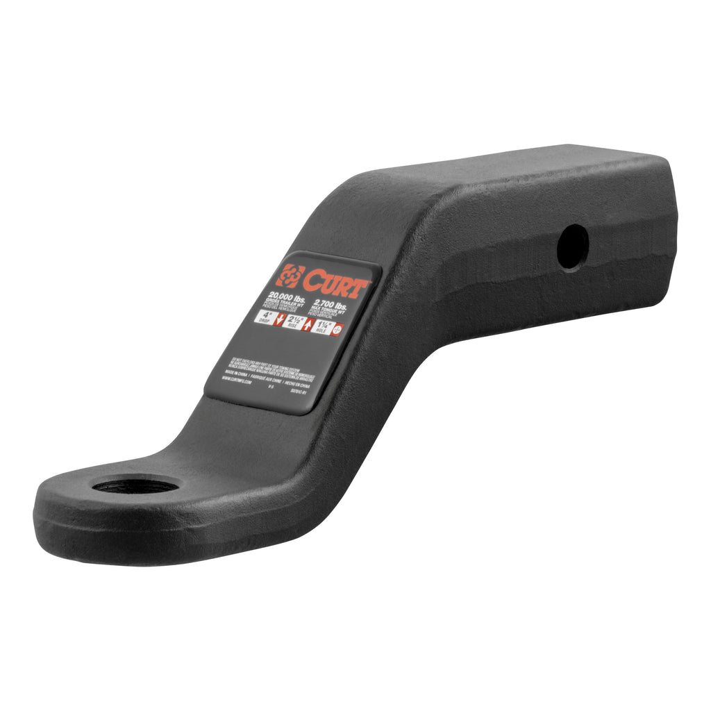 Commercial Duty Forged Ball Mount (2-1/2" Shank 20000 Lbs. 4" Drop)