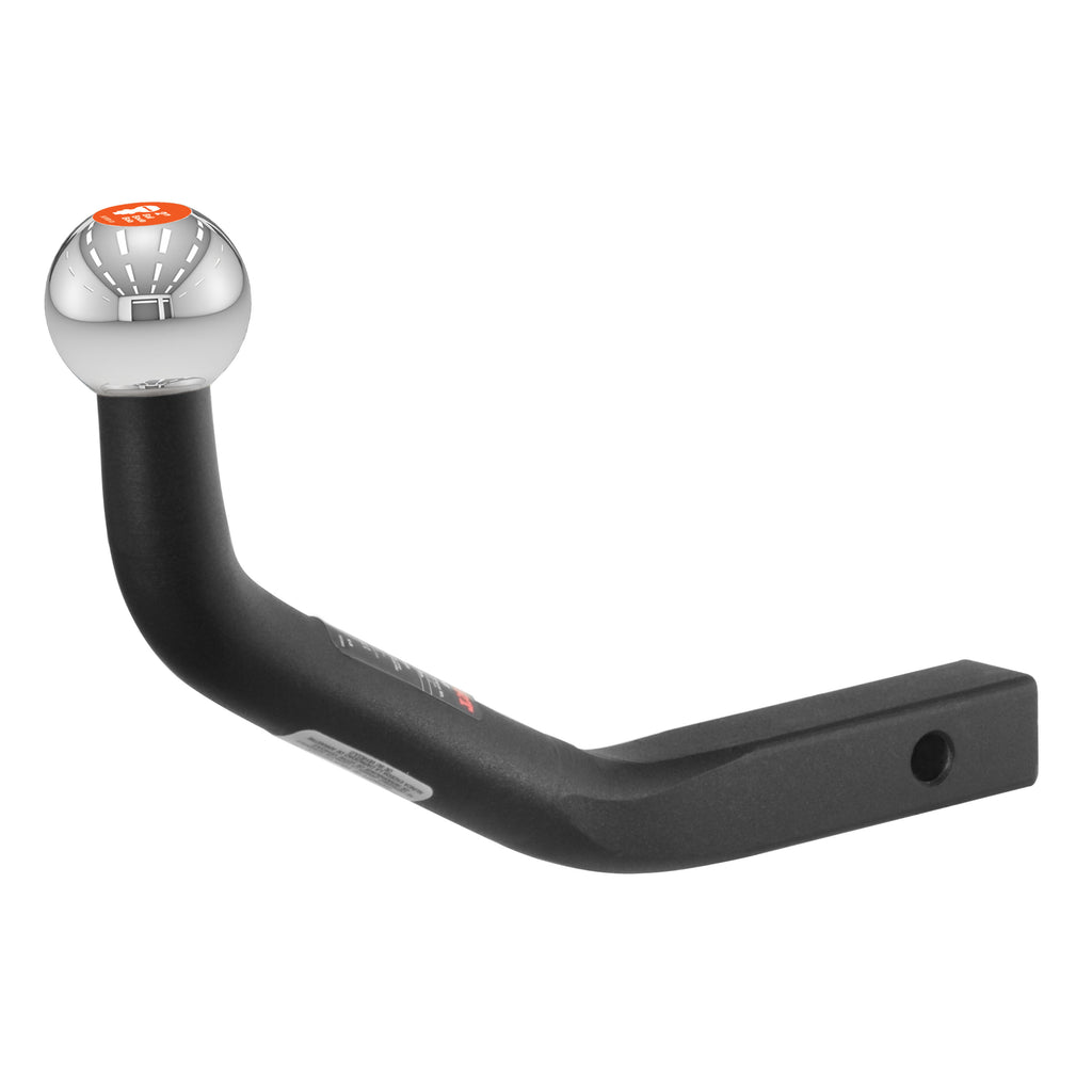 Euro Mount (2" Ball 1-1/4" Shank 3500 Lbs. 5-1/8" High 9-3/4" Long)