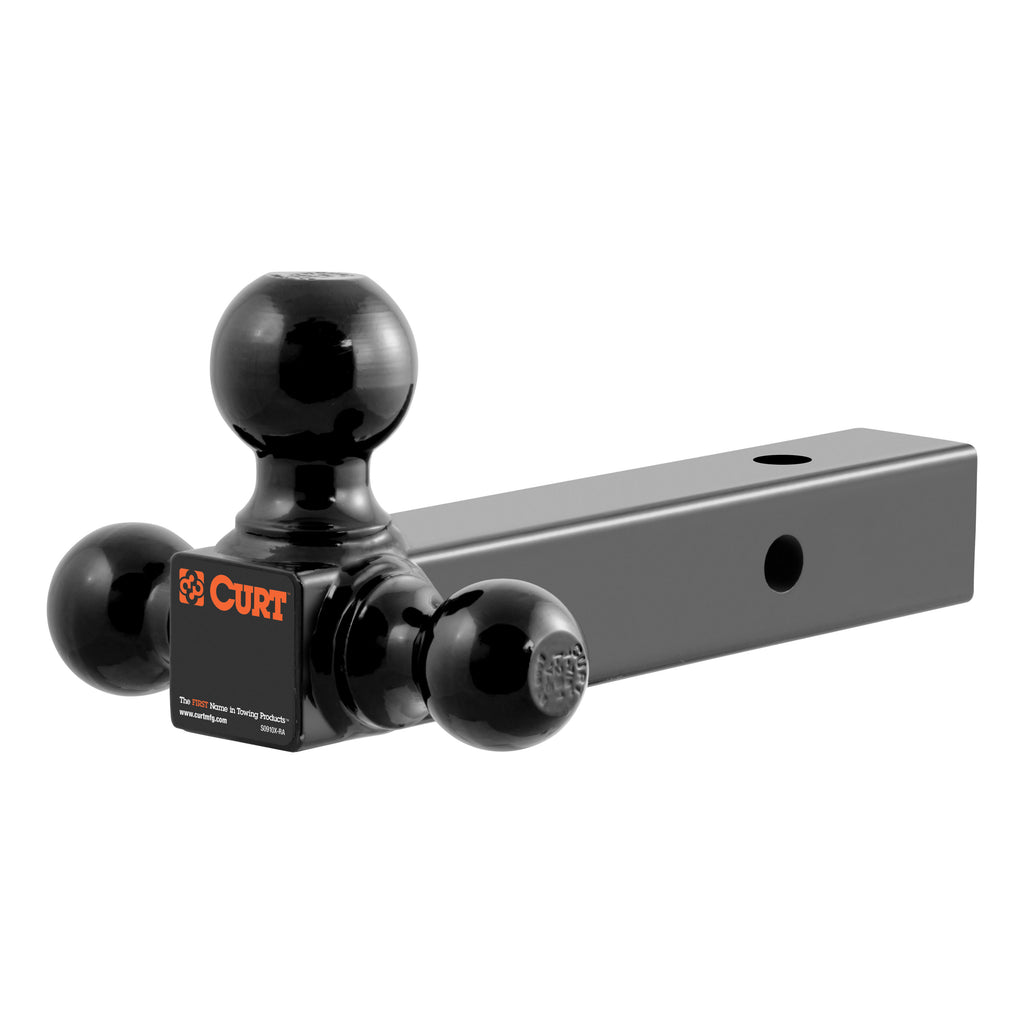 Multi-Ball Mount (2" Solid Shank 1-7/8" 2" & 2-5/16" Black Balls)