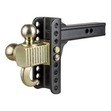 Load image into Gallery viewer, Adjustable Channel Mount With Hook &amp; Step Dual-Ball - 2" Shank  14K  6" Drop
