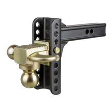 Load image into Gallery viewer, Adjustable Channel Mount With Hook &amp; Step Dual-Ball - 2" Shank  14K  6" Drop