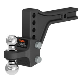 Adjustable Trailer Hitch Ball Mount With Dual Ball 2