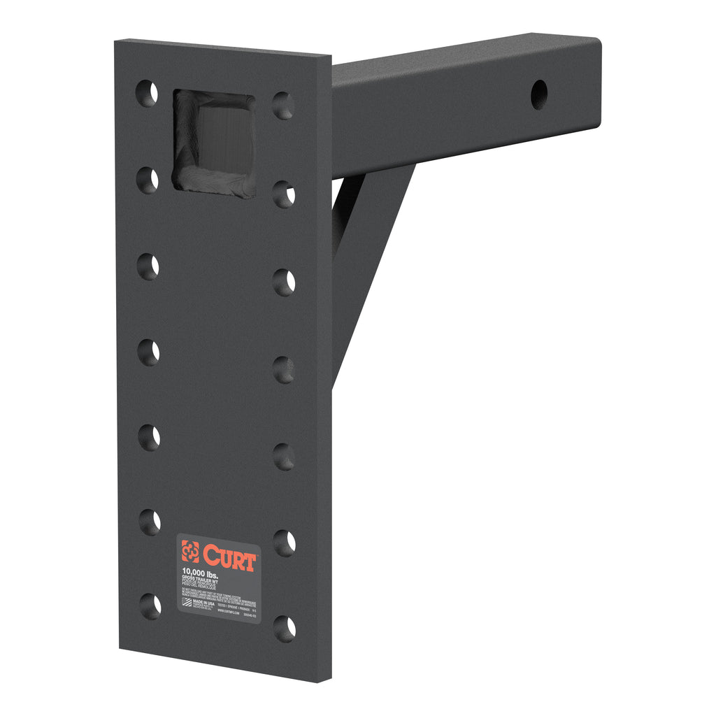 Adjustable Pintle Mount (2" Shank 10000 Lbs. 13" High 10" Long)