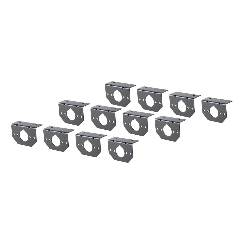 Connector Mounting Brackets For 4-Way & 6-Way Round (12-Pack)