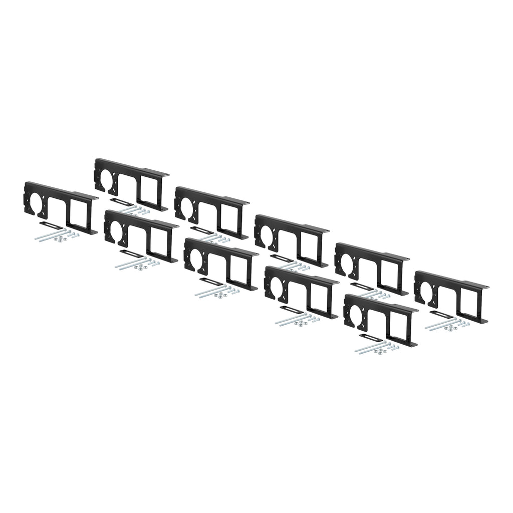 Easy-Mount Wiring Brackets For 4 Or 5-Flat & 6 Or 7-Round (2" Receiver 10-Pack)