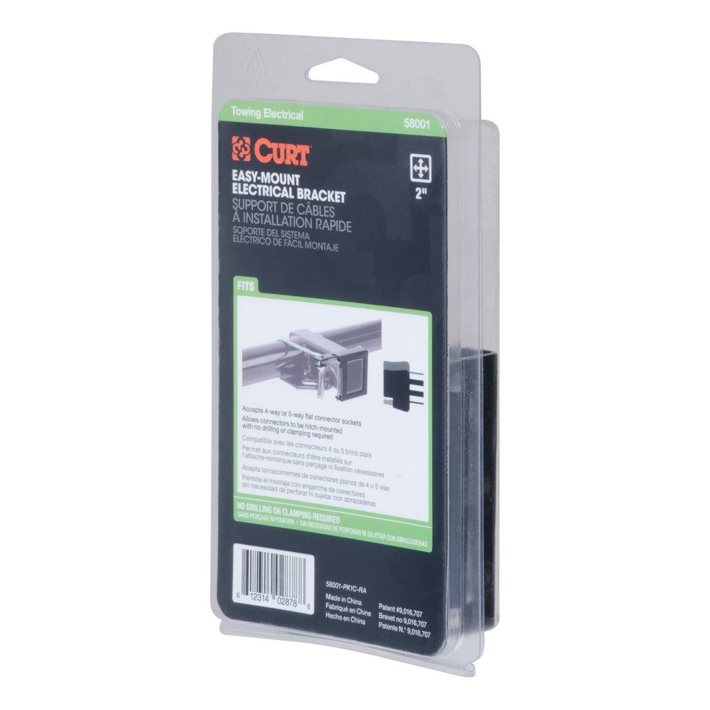 Easy-Mount Wiring Bracket For 4 Or 5-Way Flat (2" Receiver)
