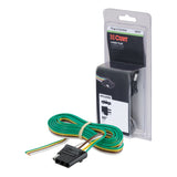 CURT 58041 Vehicle-Side 4-Pin Flat Trailer Wiring Harness with 60-Inch Wires