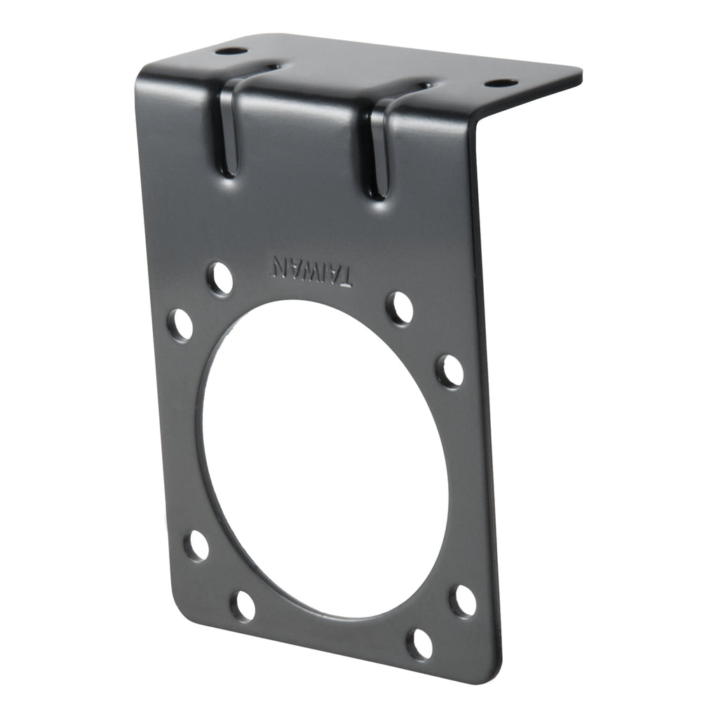 Connector Mounting Bracket For 7-Way RV Blade (Heavy-Duty Black)