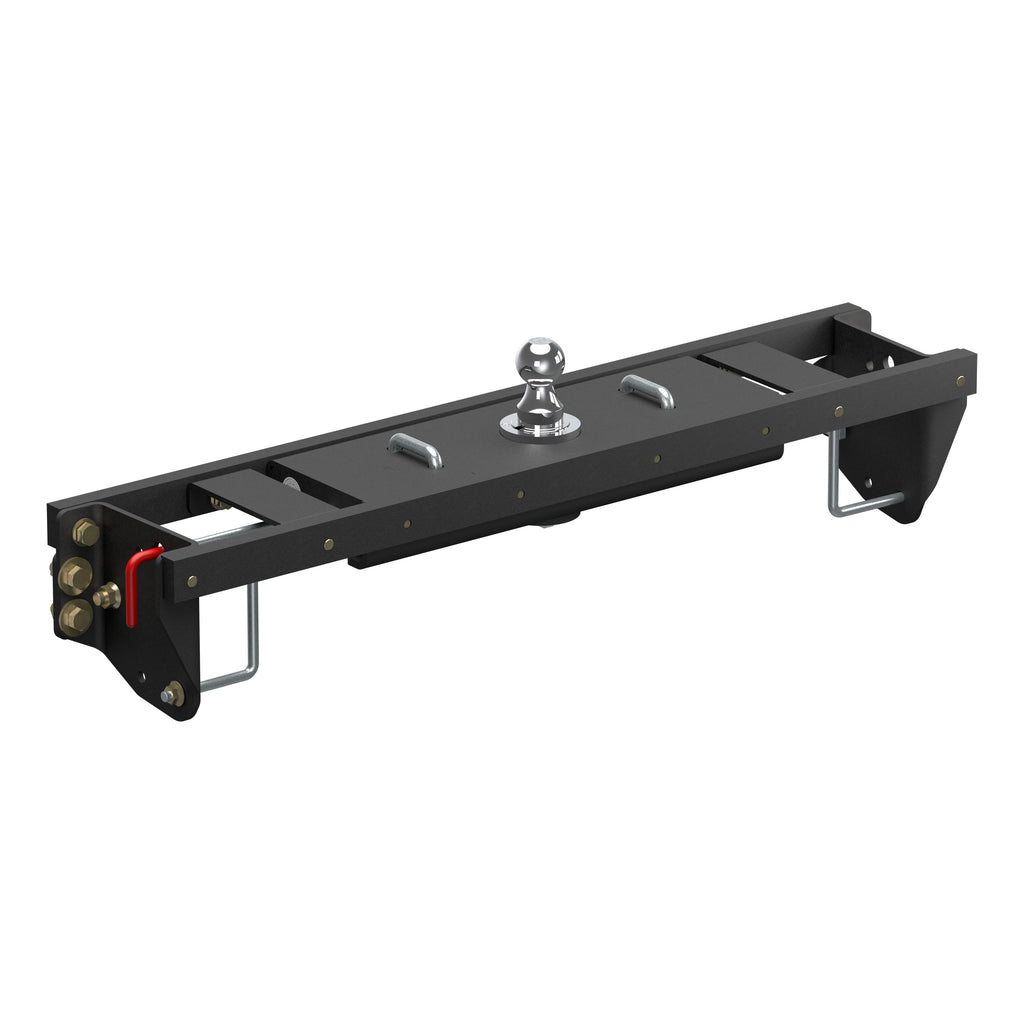 Double Lock EZr Gooseneck Hitch Kit With Brackets Select Silverado Sierra HD