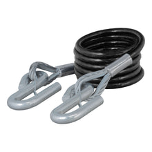 Load image into Gallery viewer, Replacement 84" X 3/8" Diameter Tow Bar Safety Cable With Hooks (7500 Lbs)