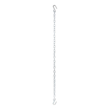 Load image into Gallery viewer, 48" Safety Chain With 2 S-Hooks (2000 Lbs Clear Zinc)