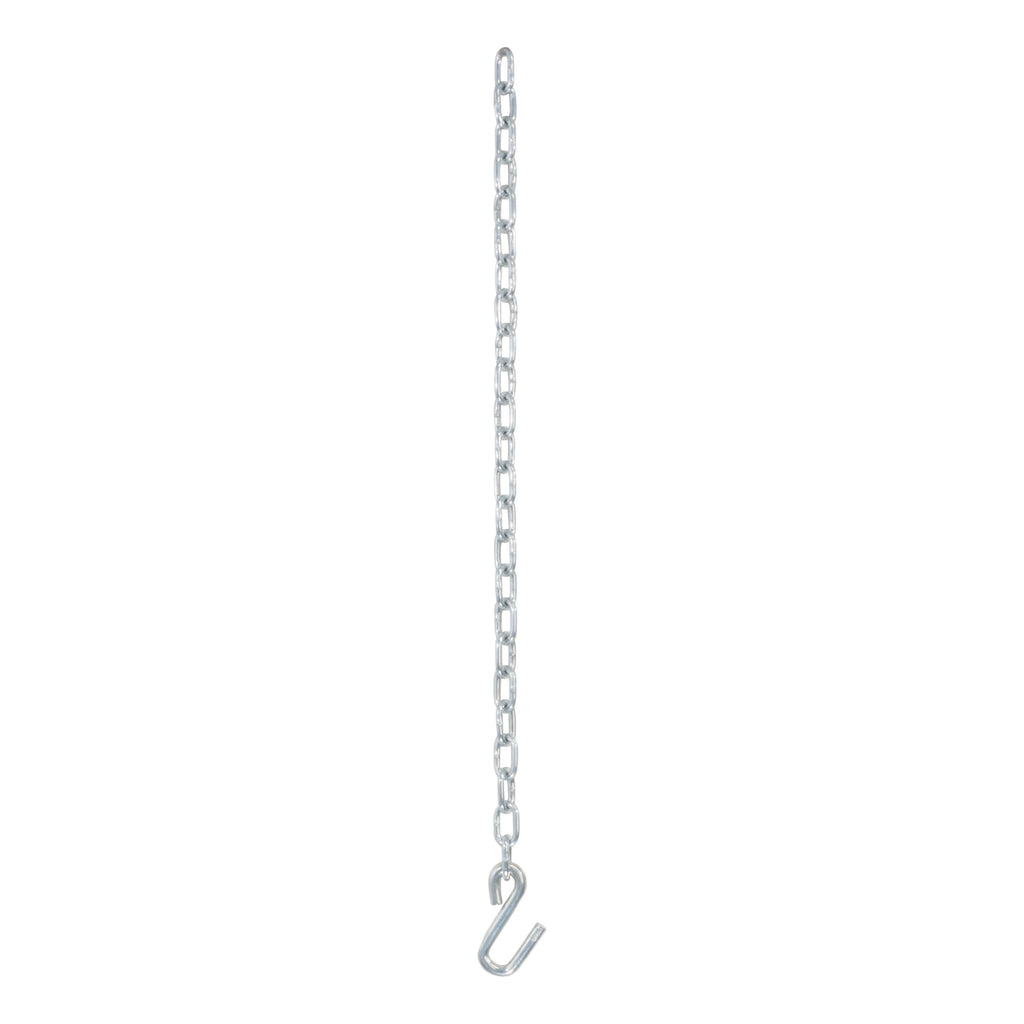 27" Safety Chain With 1 S-Hook (2000 Lbs Clear Zinc)