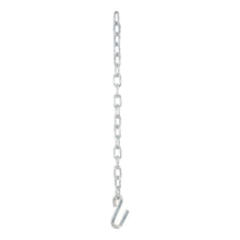 Load image into Gallery viewer, 27" Safety Chain With 1 S-Hook (5000 Lbs Clear Zinc)
