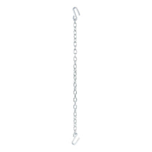 Load image into Gallery viewer, 48" Safety Chain With 2 S-Hooks (7000 Lbs Clear Zinc)