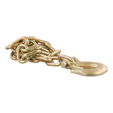 Load image into Gallery viewer, 35" Safety Chain With 1 Clevis Hook (12600 Lbs Yellow Zinc)