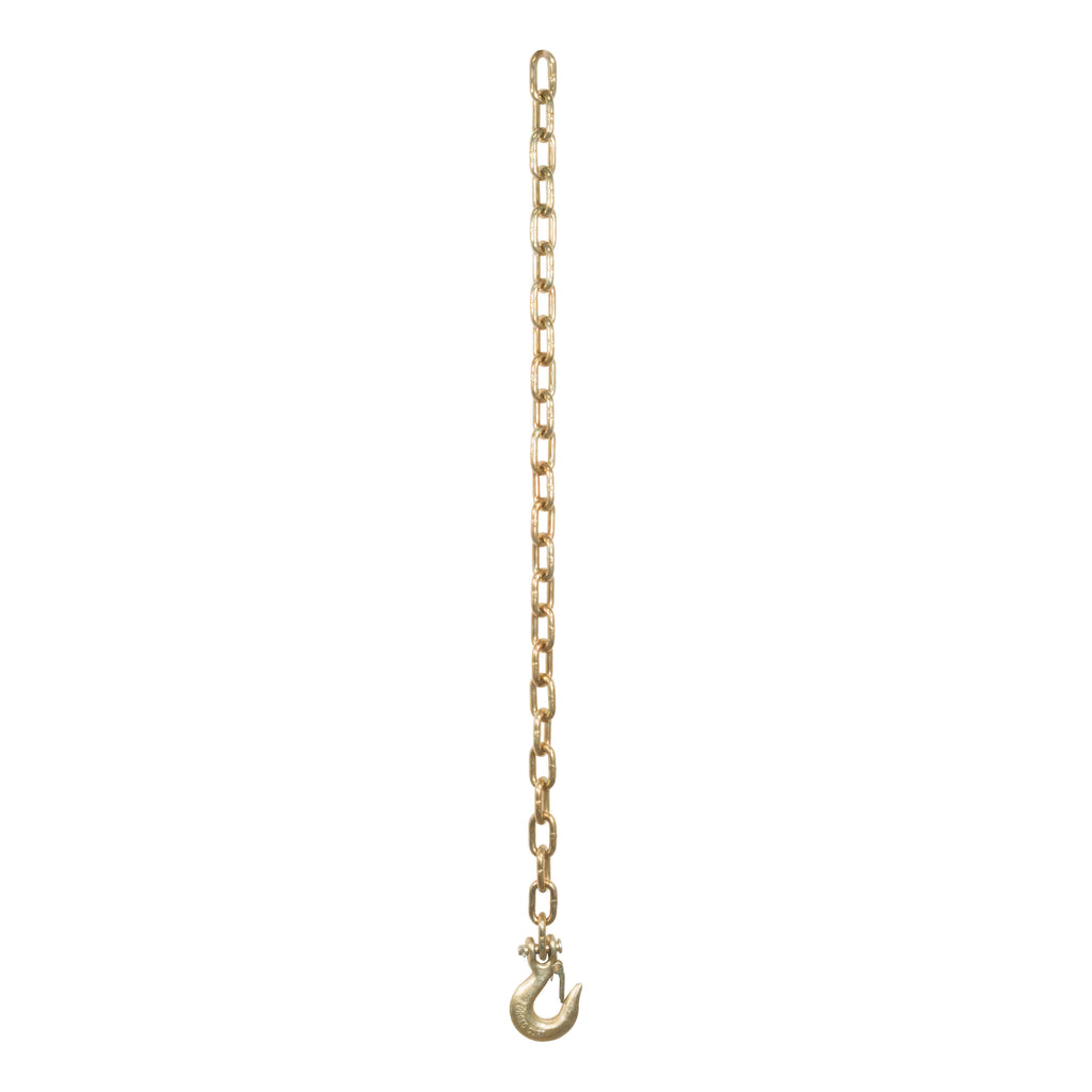 35" Safety Chain With 1 Clevis Hook (12600 Lbs Yellow Zinc)
