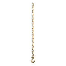Load image into Gallery viewer, 35" Safety Chain With 1 Clevis Hook (12600 Lbs Yellow Zinc)