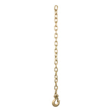 Load image into Gallery viewer, 35" Safety Chain With 1 Clevis Hook (18800 Lbs Yellow Zinc)