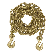 Load image into Gallery viewer, 14&#39; Transport Binder Safety Chain With 2 Clevis Hooks (18800 Lbs Yellow Zinc)