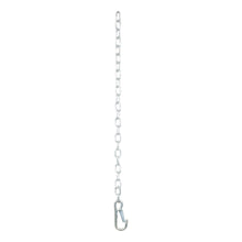 Load image into Gallery viewer, 27" Safety Chain With 1 Snap Hook (2000 Lbs Clear Zinc)
