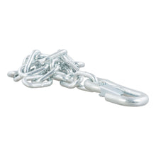 Load image into Gallery viewer, 27" Safety Chain With 1 Snap Hook (5000 Lbs Clear Zinc)