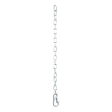 Load image into Gallery viewer, 27" Safety Chain With 1 Snap Hook (5000 Lbs Clear Zinc)
