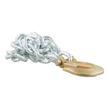 Load image into Gallery viewer, 35" Safety Chain With 1 Clevis Hook (11700 Lbs Clear Zinc)