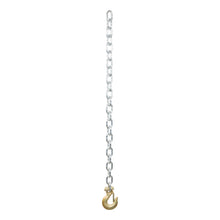 Load image into Gallery viewer, 35" Safety Chain With 1 Clevis Hook (11700 Lbs Clear Zinc)