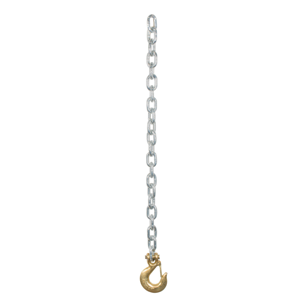 35" Safety Chain With 1 Clevis Hook (16200 Lbs Yellow Zinc)