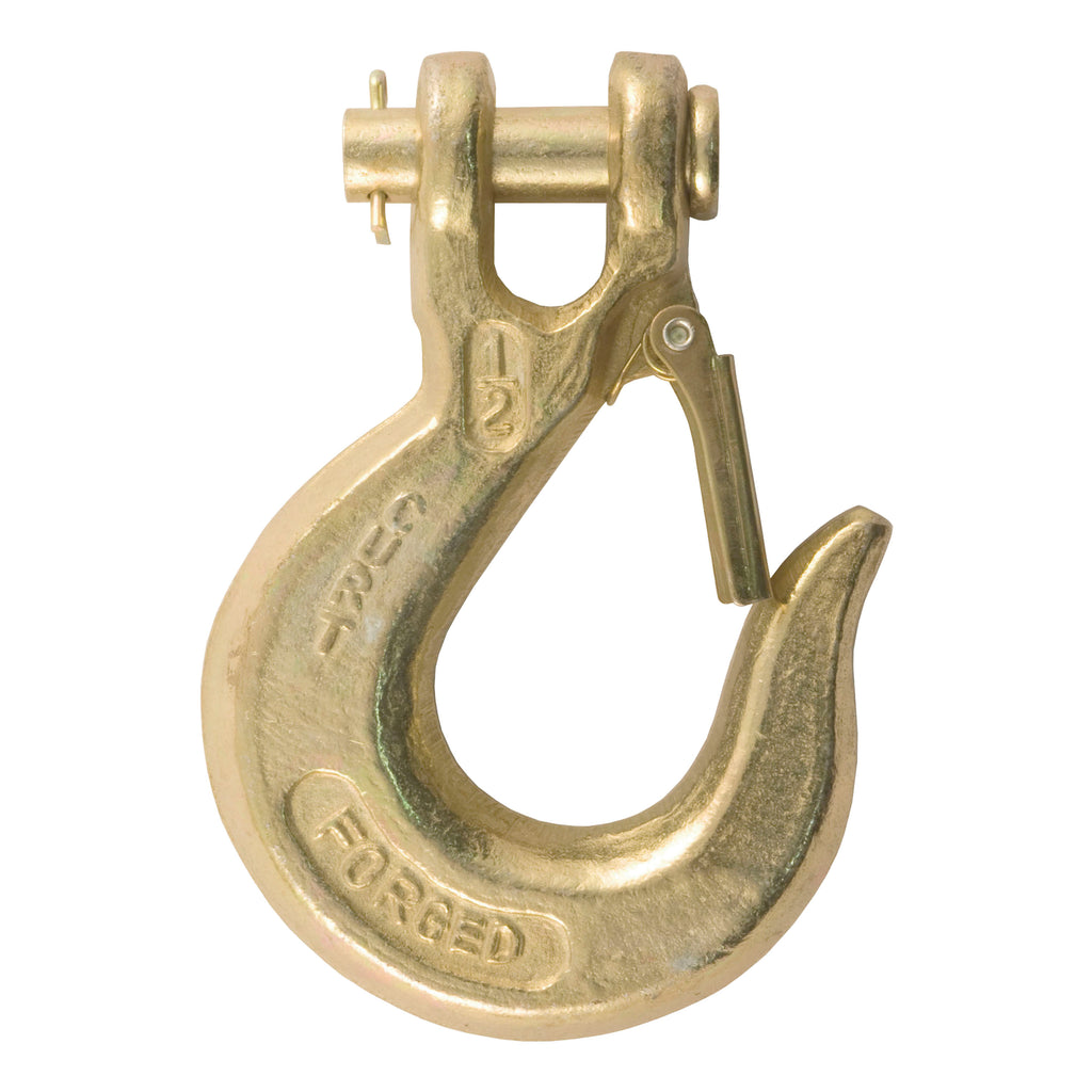 1/2" Safety Latch Clevis Hook (35000 Lbs 1/2" Pin)