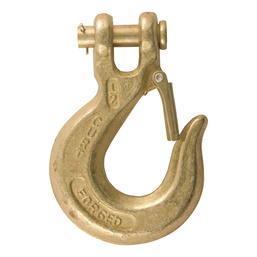 1/2" Safety Latch Clevis Hook 48000 Lbs 1/2" Pin)