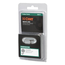 Load image into Gallery viewer, 1/4&quot; Quick Link (4400 Lbs. Breaking Strength Packaged)
