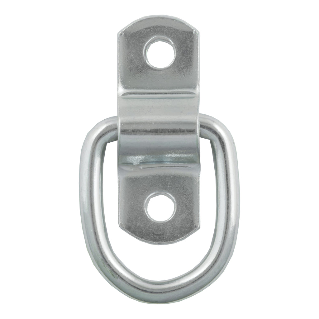 1" X 1-1/4" Surface-Mounted Tie-Down D-Ring (1200 Lbs Clear Zinc)