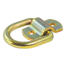 Load image into Gallery viewer, 3" X 3" Surface-Mounted Tie-Down D-Ring (3600 Lbs Yellow Zinc)
