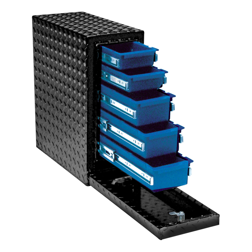 Gloss Black Aluminum 18" Drawer Truck Tool Box (LTL Shipping Only)